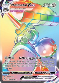 SWSH Pokémon GO: 080/078 - Melmetal VMAX (Secret) (SR)
