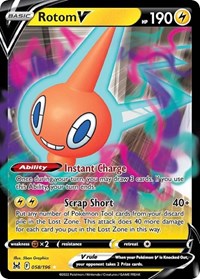SWSH Lost Origin: 058/196 - Rotom V (UR)