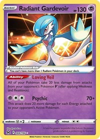 SWSH Lost Origin: 069/196 - Radiant Gardevoir (Radiant Rare)