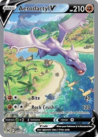SWSH Lost Origin: 180/196 - Aerodactyl V (Alternate Full Art) (UR)