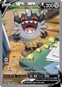 SWSH Lost Origin: 184/196 - Galarian Perrserker V (Alternate Full Art) (UR)