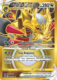 SWSH Lost Origin: 212/196 - Giratina VSTAR  (Secret) (SR)