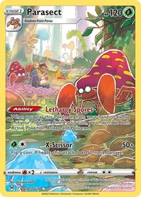 SWSH Lost Origin Trainer Gallery: TG01/TG30 - Parasect (UR)