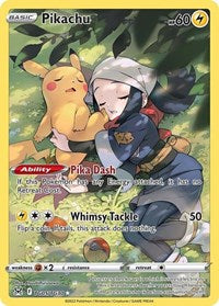 SWSH Lost Origin Trainer Gallery: TG05/TG30 - Pikachu (UR)