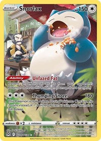 SWSH Lost Origin Trainer Gallery: TG10/TG30 - Snorlax (UR)