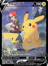 SWSH Lost Origin Trainer Gallery: TG16/TG30 - Pikachu V (UR)