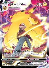 SWSH Lost Origin Trainer Gallery: TG17/TG30 - Pikachu VMAX (UR)