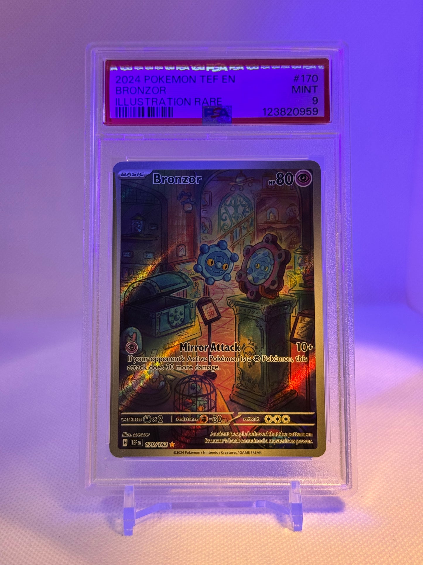 SV Temporal Forces: 170/162 - Bronzor (IR) PSA 9