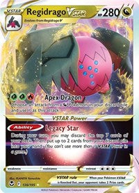 SWSH Silver Tempest: 136/195 - Regidrago VSTAR (UR)