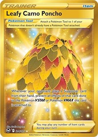 SWSH Silver Tempest: 214/195 - Leafy Camo Poncho (Secret) (SR)