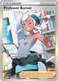 SWSH Silver Tempest Trainer Gallery: TG26/TG30 - Professor Burnet (UR)