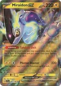 Scarlet & Violet Base Set: 081/198 - Miraidon ex (DR)