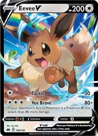 SWSH Crown Zenith: 108/159 - Eevee V (UR)