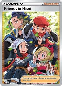 SWSH Crown Zenith: 148/159 - Friends in Hisui (Full Art) (UR)