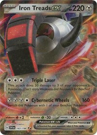 Scarlet & Violet Base Set: 143/198 - Iron Treads ex (DR)