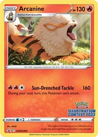 SWSH304 - Arcanine (Illustration Contest )