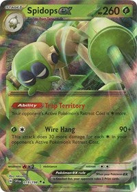 Scarlet & Violet Base Set: 019/198 - Spidops ex (DR)