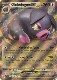 Scarlet & Violet Base Set: 158/198 - Oinkologne ex (DR)