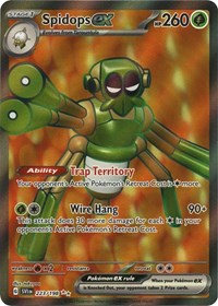 Scarlet & Violet Base Set: 223/198 - Spidops ex (UR)