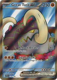 Scarlet & Violet Base Set: 230/198 - Great Tusk ex (UR)