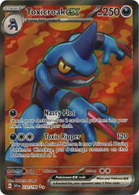 Scarlet & Violet Base Set: 232/198 - Toxicroak ex (UR)
