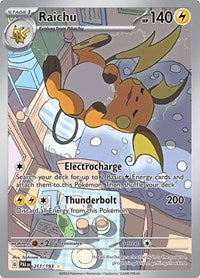 SV Paldea Evolved: 211/193 - Raichu (IR)