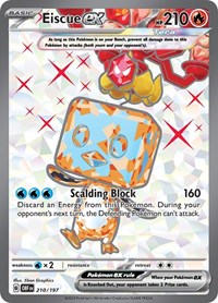 SV Obsidian Flames: 210/197 - Eiscue ex (UR)