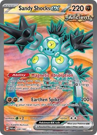 SV Paradox Rift: 228/182 - Sandy Shocks ex (UR)