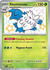 SV Paldean Fates: 101/091 - Abomasnow (SYR)