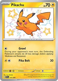 SV Paldean Fates: 131/091 - Pikachu (SYR)