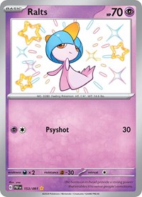 SV Paldean Fates: 153/091 - Ralts (SYR)