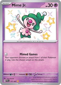 SV Paldean Fates: 157/091 - Mime Jr (SYR)