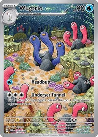 SV Paldean Fates: 224/091 - Wugtrio (IR)