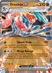 SV Twilight Masquerade: 106/167 - Greninja ex (DR)
