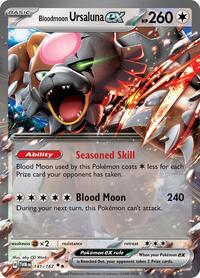 SV Twilight Masquerade: 141/167 - Bloodmoon Ursaluna ex (DR)
