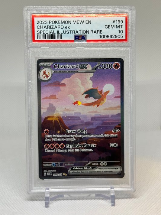 SV 151: 199/165 - Charizard ex (SIR) PSA 10