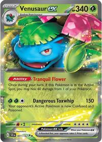 SV Stellar Crown: 001/142 - Venusaur ex (DR)