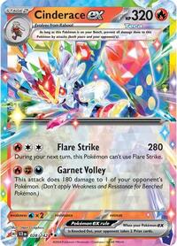 SV Stellar Crown: 028/142 - Cinderace ex (DR)