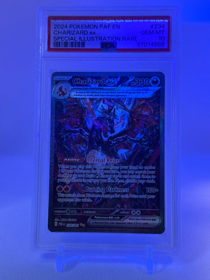 SV Paldean Fates: 234/091 - Charizard ex (SIR) PSA 10