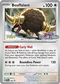 SVP 136 - Bouffalant   (Prerelease) Staff