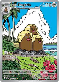 SV Surging Sparks: 208/191 - Alolan Dugtrio (IR)