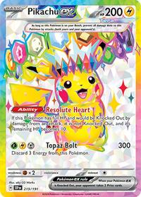 SV Surging Sparks: 219/191 - Pikachu ex (UR)