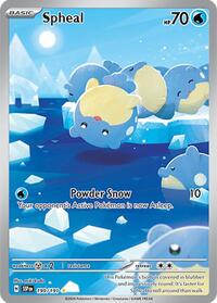 SV Surging Sparks: 199/191 - Spheal (IR)