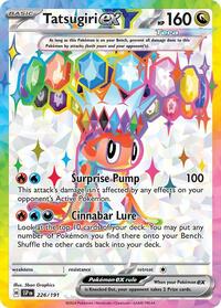 SV Surging Sparks: 226/191 - Tatsugiri ex (UR)