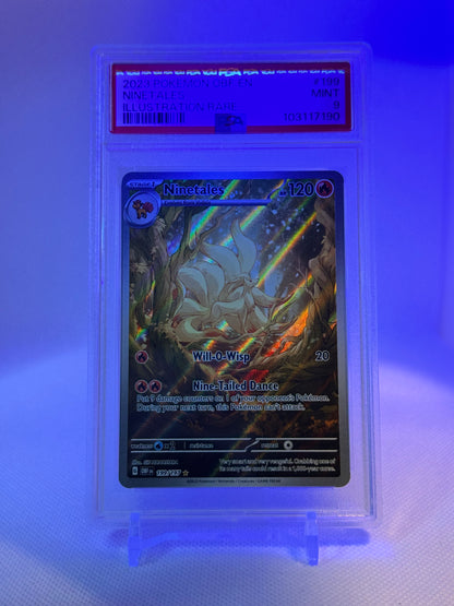SV Obsidian Flames: 199/197 - Ninetales (IR) PSA 9
