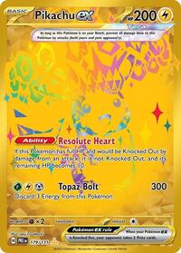 SV Prismatic Evolutions: 179/131 - Pikachu ex (HR)