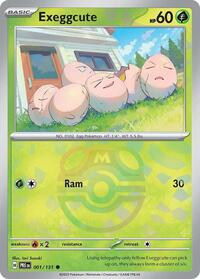 SV Prismatic Evolutions: 001/131 - Exeggcute (Master Ball Pattern)