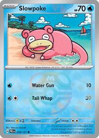 SV Prismatic Evolutions: 018/131 - Slowpoke (Master Ball Pattern)