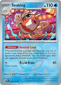 SV Prismatic Evolutions: 021/131 - Seaking (Master Ball Pattern)