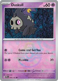SV Prismatic Evolutions: 035/131 - Duskull (Master Ball Pattern)